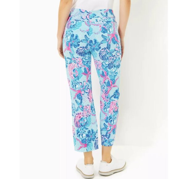 NEW WITH TAGS Lilly Pulitzer | Alston Crop Pant - Bahamas Beachcomber Print - Picture 3 of 3